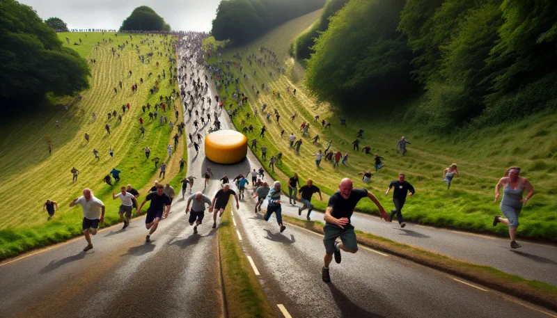 Cheese Rolling i england